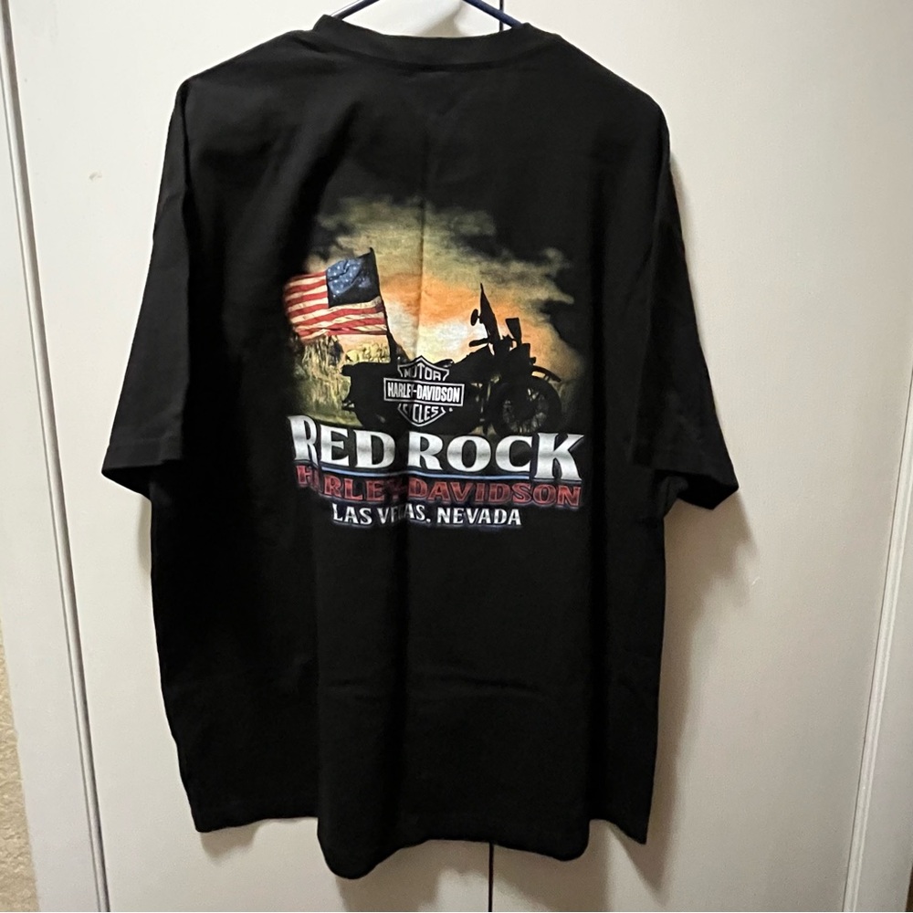 Harley-Davidson Black Short Sleeve Tee Ride Free - Picture 5 of 6